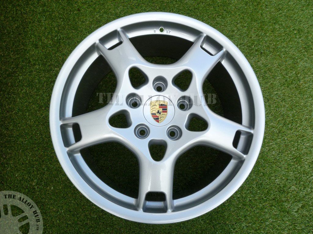 PORSCHE SILVER/GOLD WHEEL CENTER CAPS X4 ,CAYENNE 911 996/997, CAYMAN